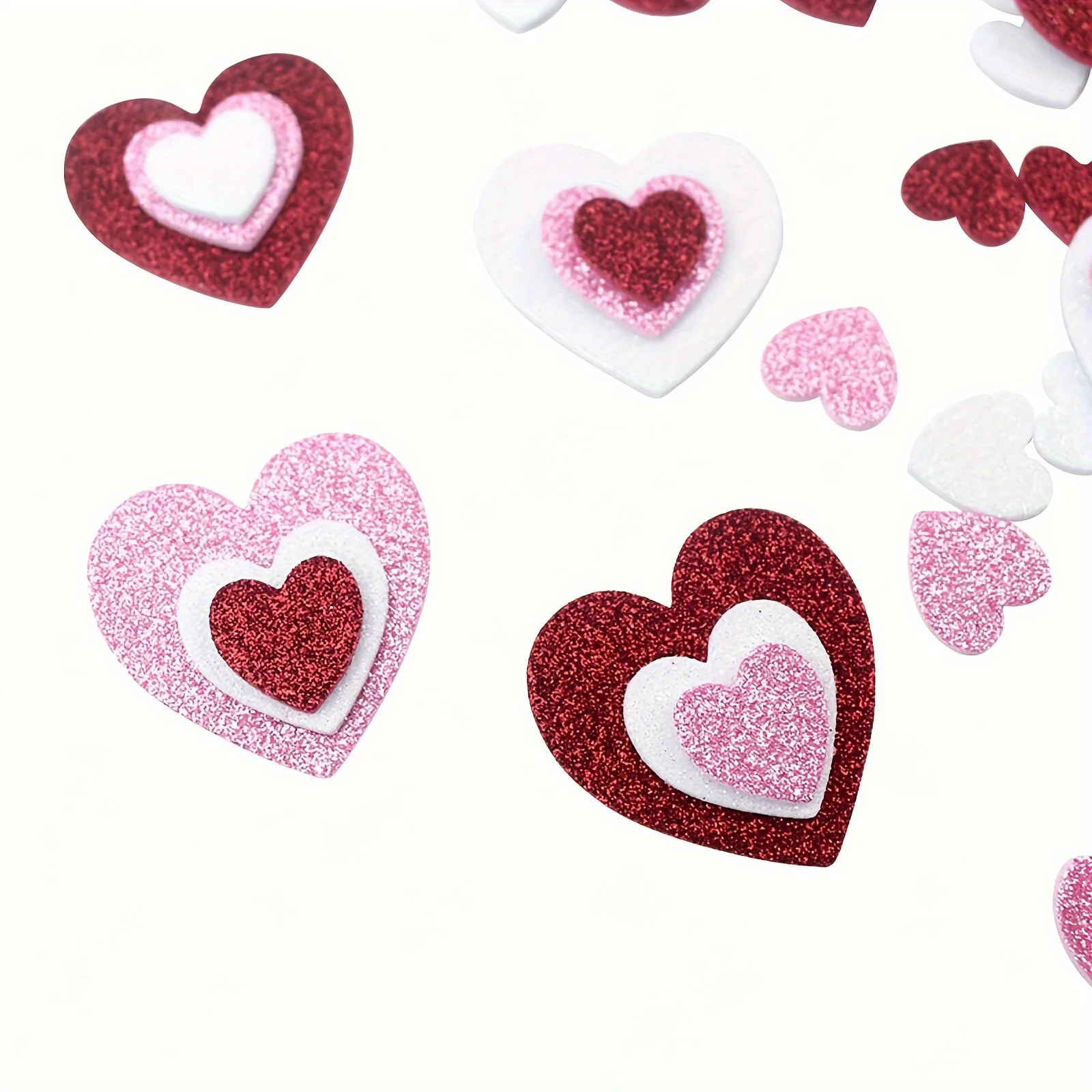50pcs Foam Glitter Sticker DIY - Packaging recension och pris