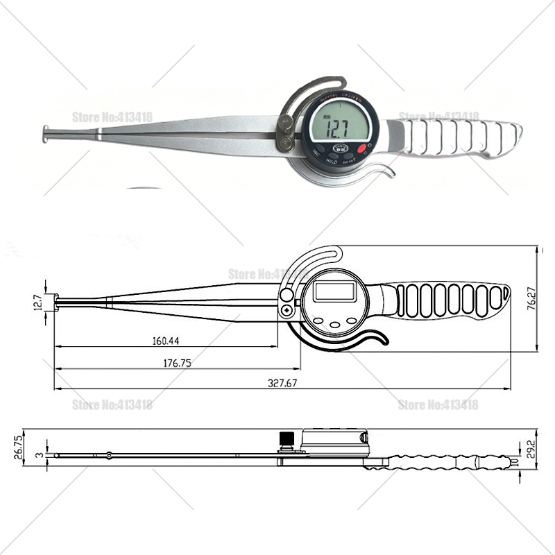 0-6inch 0-8inch External digit - Digital Caliper 150Mm Stainless Steel recension och pris