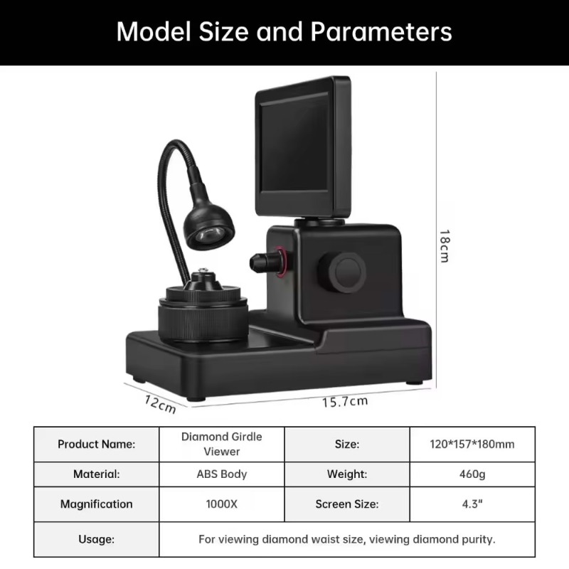 4.3 Inch HD Diamond Waist Meas - Test Instruments recension och pris