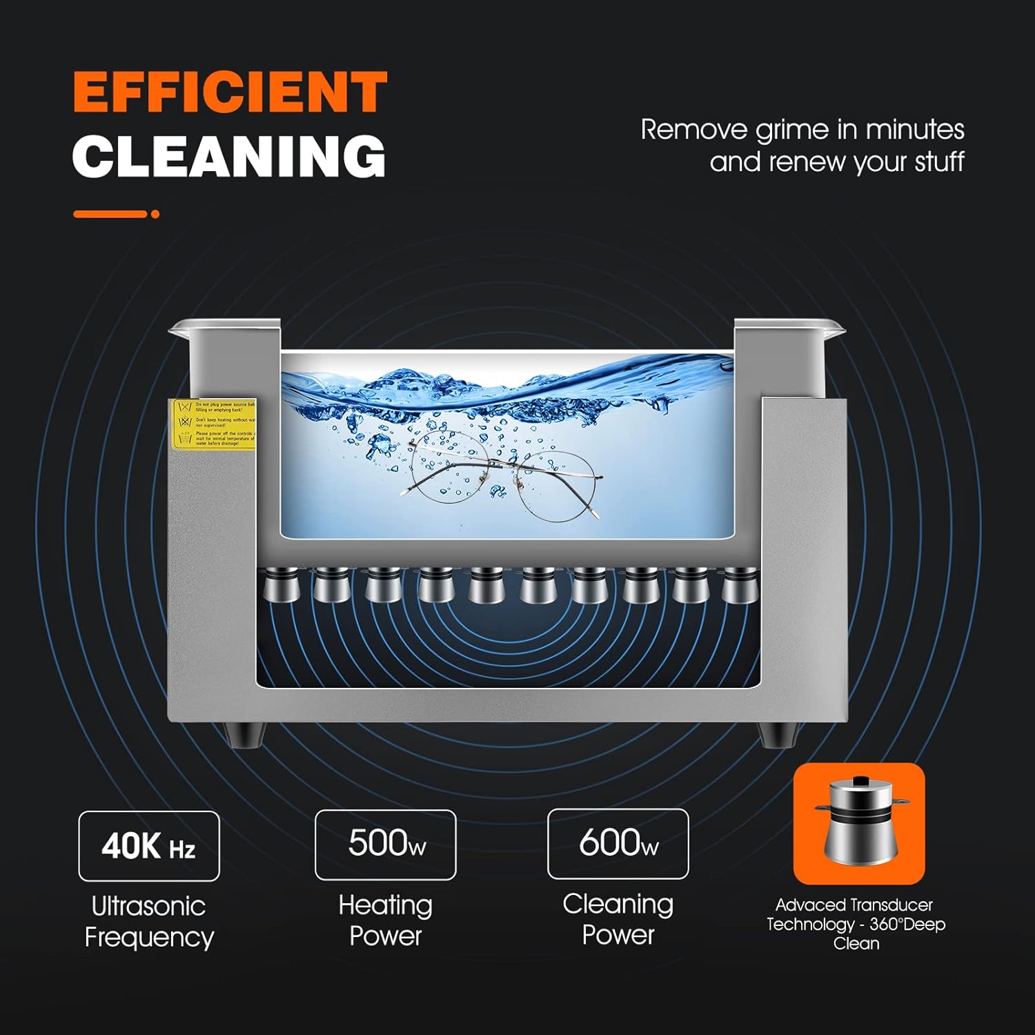 ACMESONIC 600W 40kHz Ultrasoni - Ultrasonic Cleaner 30L Industrial recension och pris