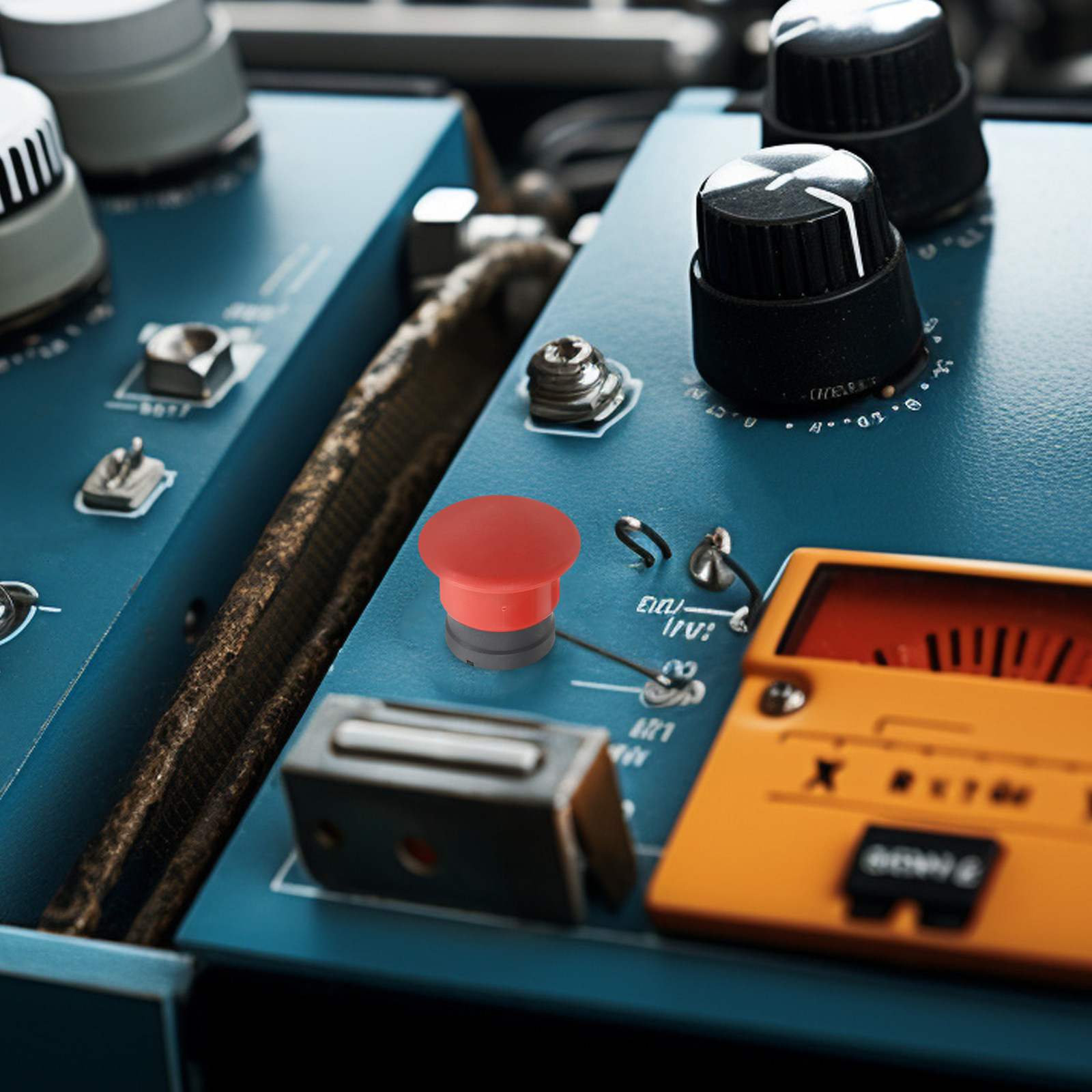 Red Mushroom Stop Button Tool  - Industrial Tools recension och pris