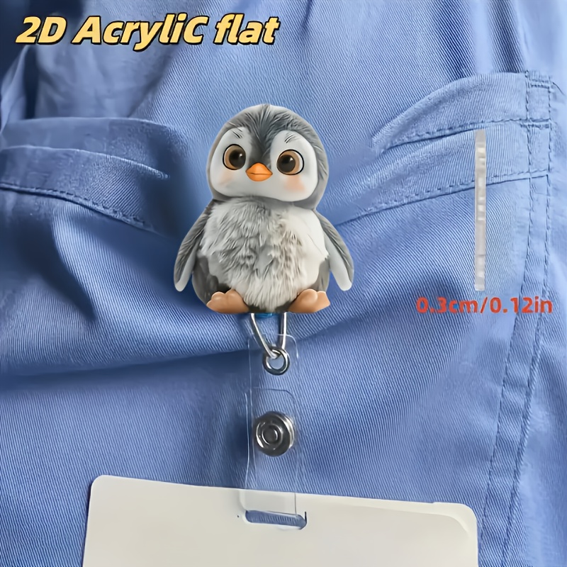 1PC Cute Cat Retractable Badge - Medical Supplies recension och pris