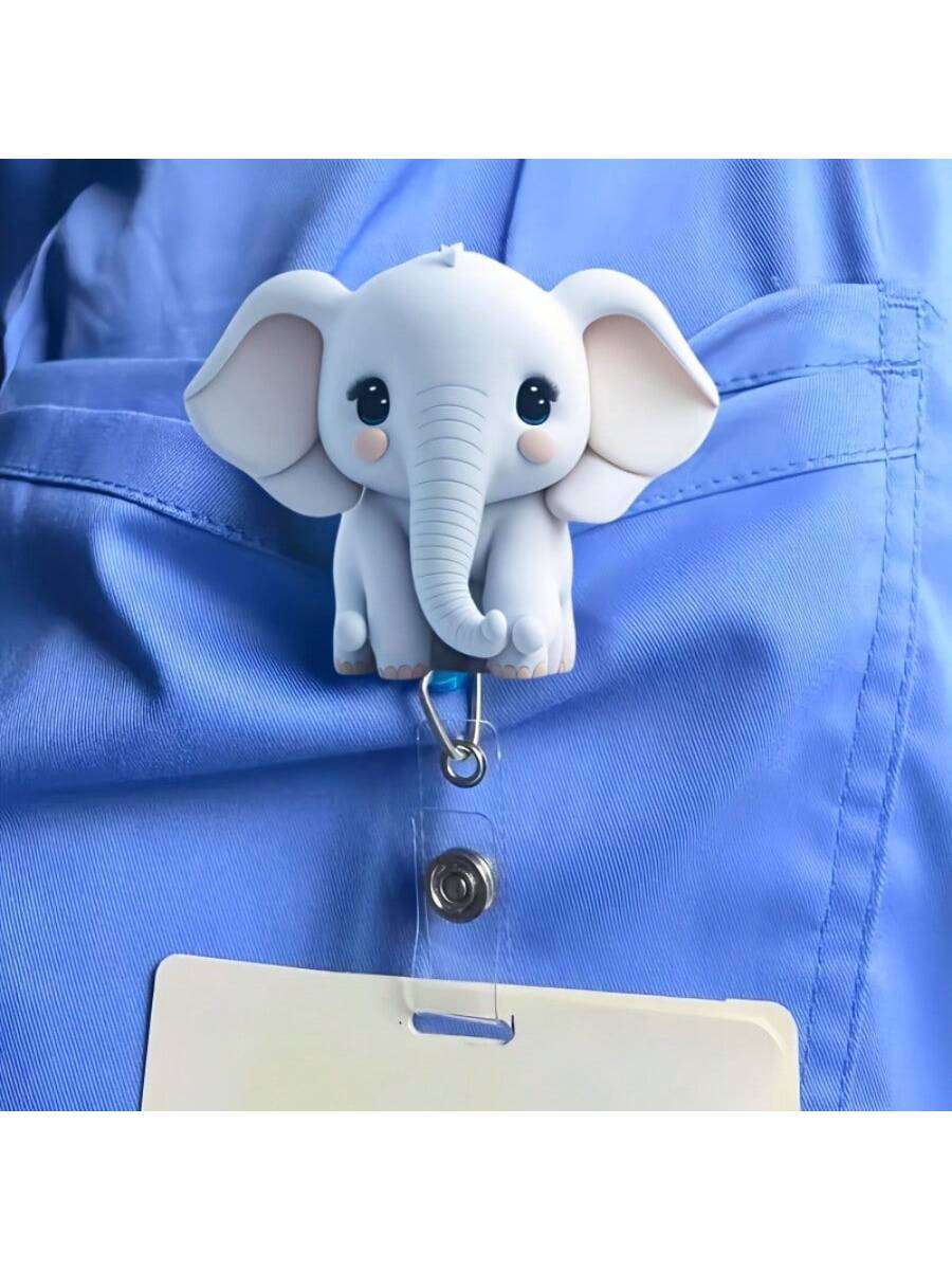 1PC Cute Cat Retractable Badge - Medical Supplies recension och pris