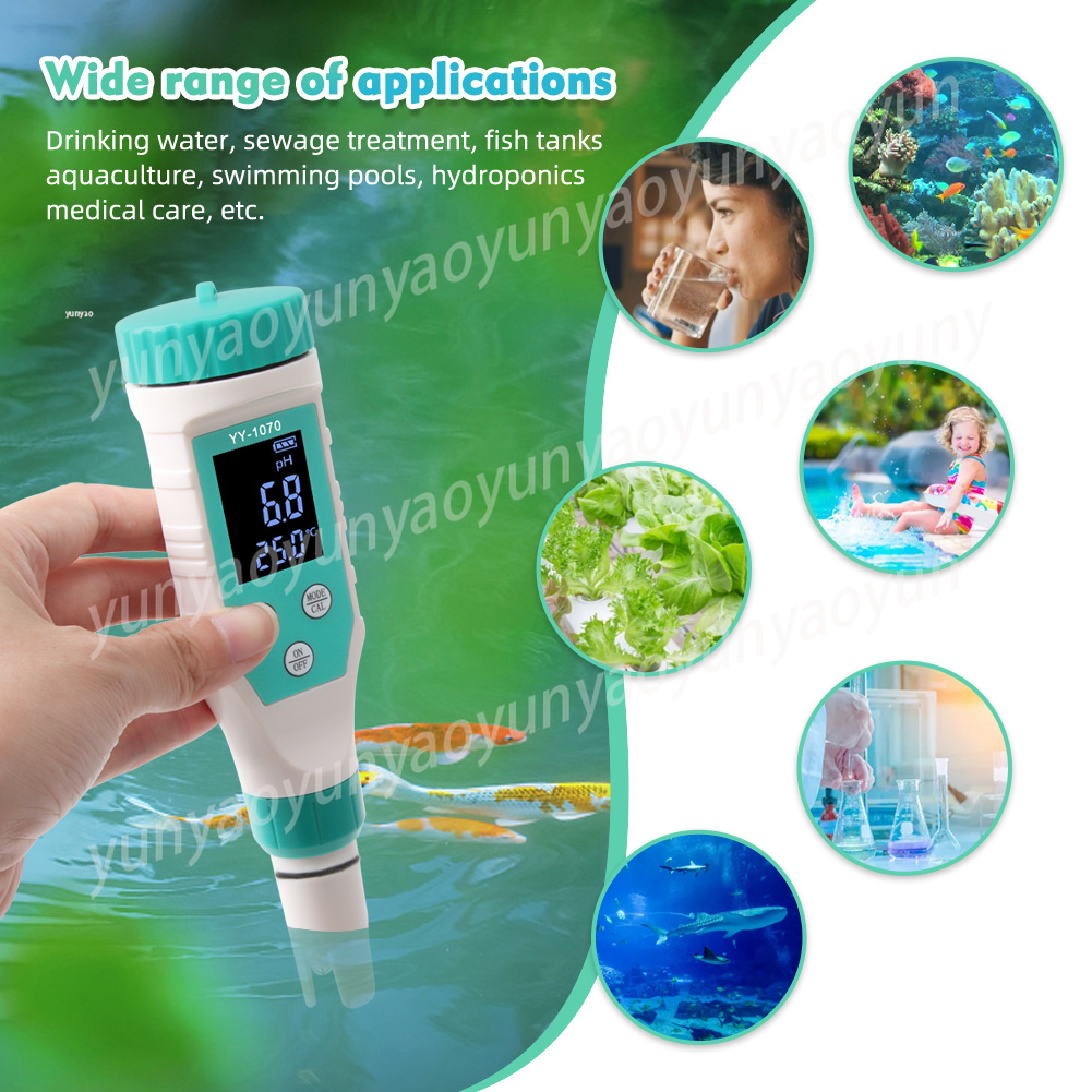 7 in 1 Digital Water Quality T - Ph Meter Digital Water Tester recension och pris