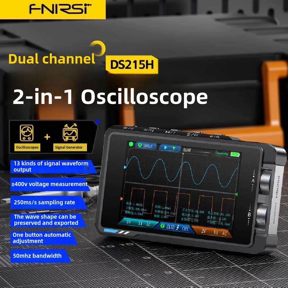 FNIRSI DS215H Handheld Small H - Fnirsi Digital Oscilloscope Handheld recension och pris