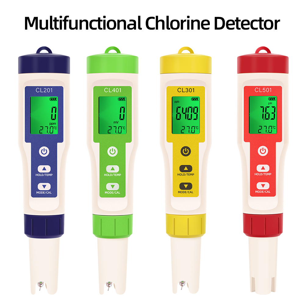 PH/CL2/H2/ORP/Temperature Mete - Ph Meter Digital Water Tester recension och pris