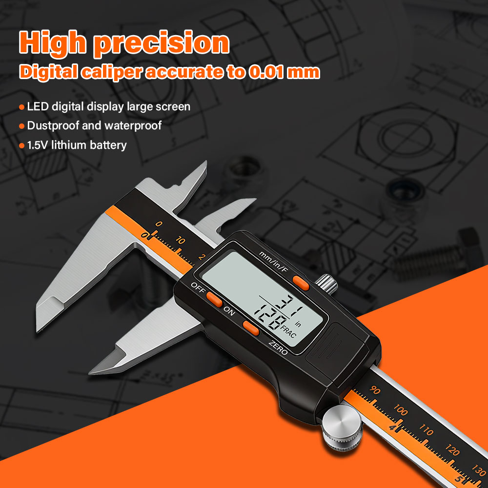 Nauwkeuriger Stainless Steel D - Digital Caliper 150Mm Stainless Steel recension och pris