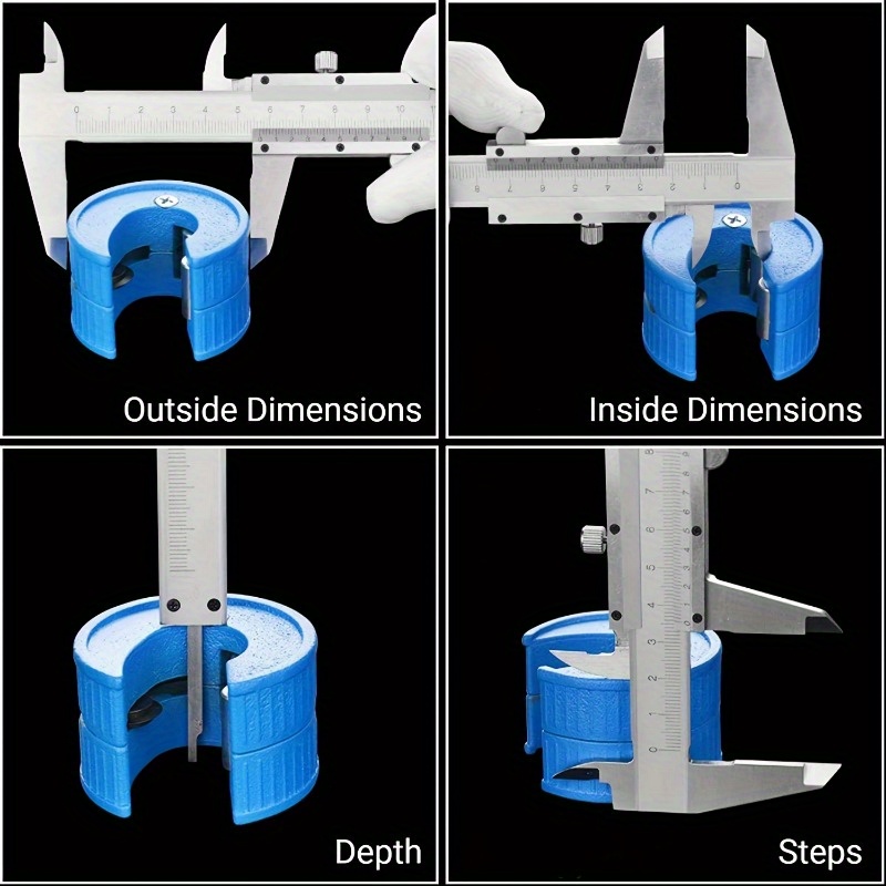 1/2Pcs 0-6 Inch 0-150mm Durabl - Digital Caliper 150Mm Stainless Steel recension och pris
