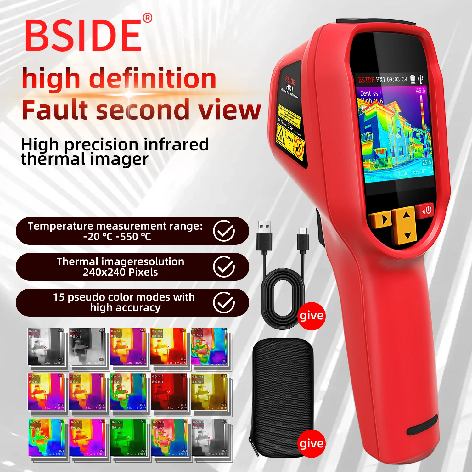 BSIDE HX1 240X240 Thermal Imag - Thermal Imaging Camera Pcb Repair recension och pris
