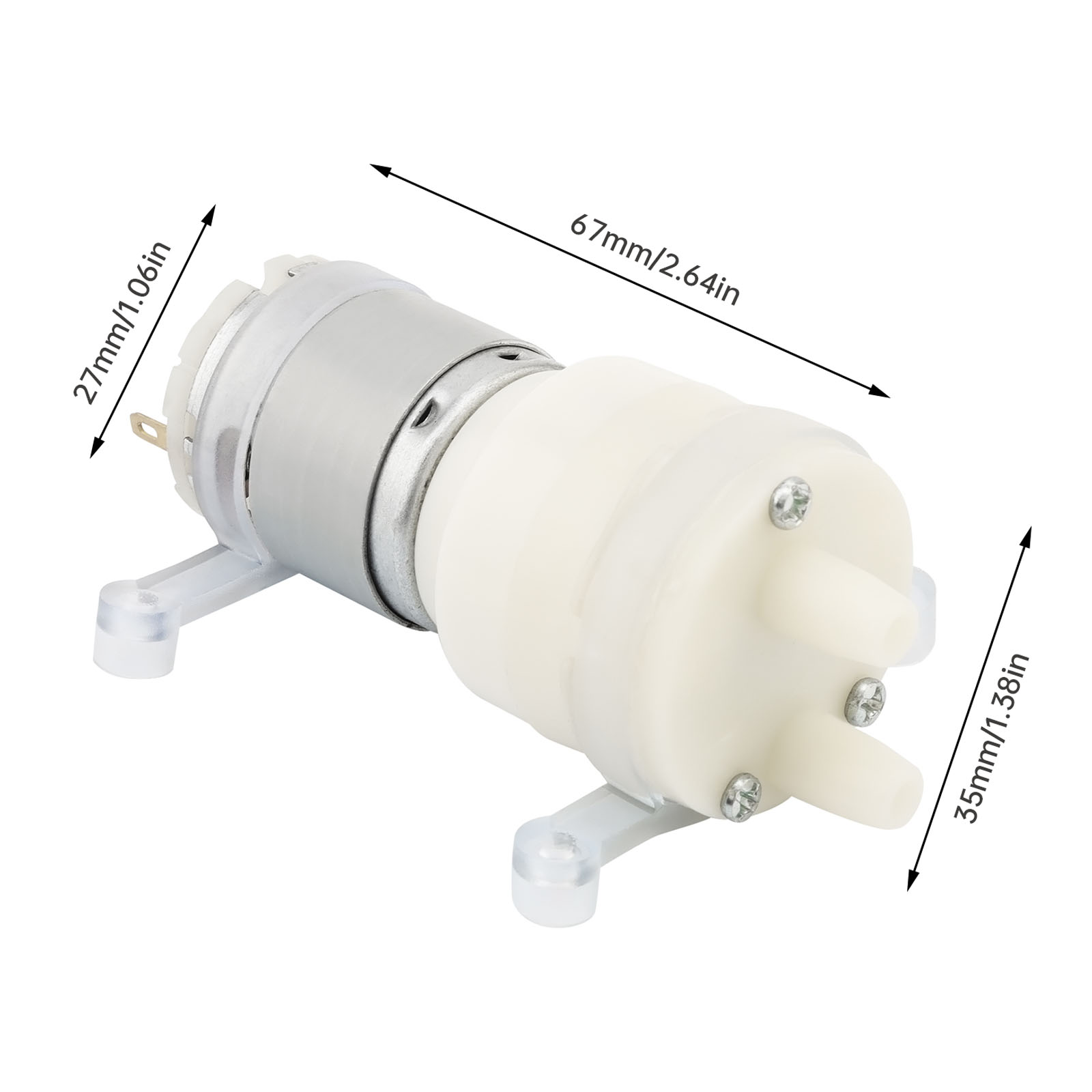 R365 Micro Water Pump Motor DC - Mini Peristaltic Pump 12V recension och pris