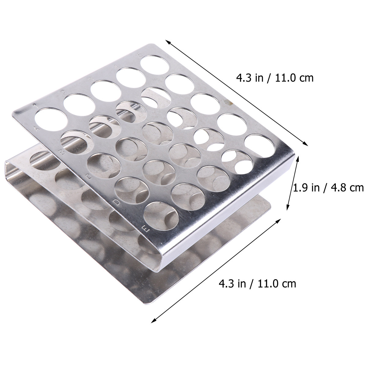 Stainless Steel Test Tube Rack - Lab Equipment recension och pris