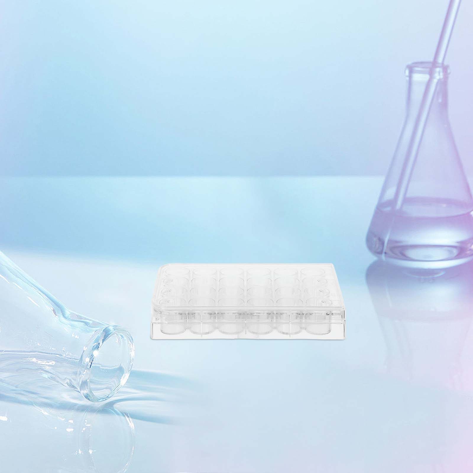 2Pcs 24-Hole Cell Culture Plat - Lab Equipment recension och pris