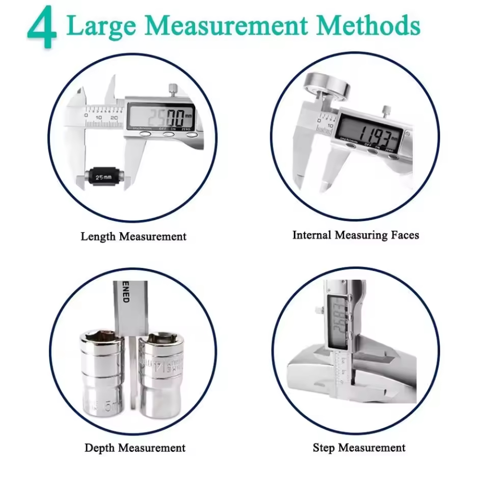 Electronic Vernier Caliper 6 I - Digital Caliper 150Mm Stainless Steel recension och pris