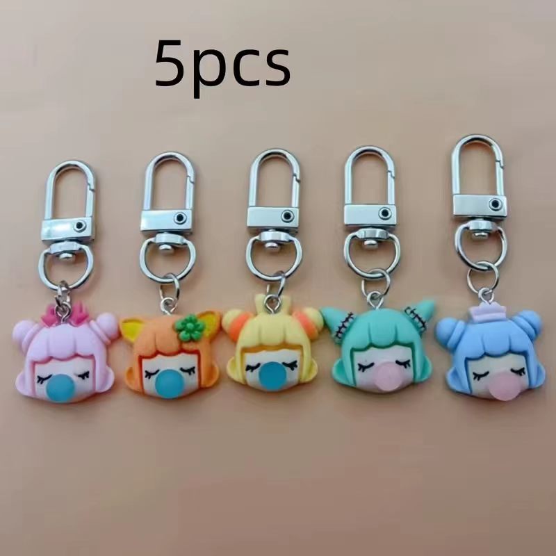 5pcs resin girl keychain, suit - Packaging recension och pris