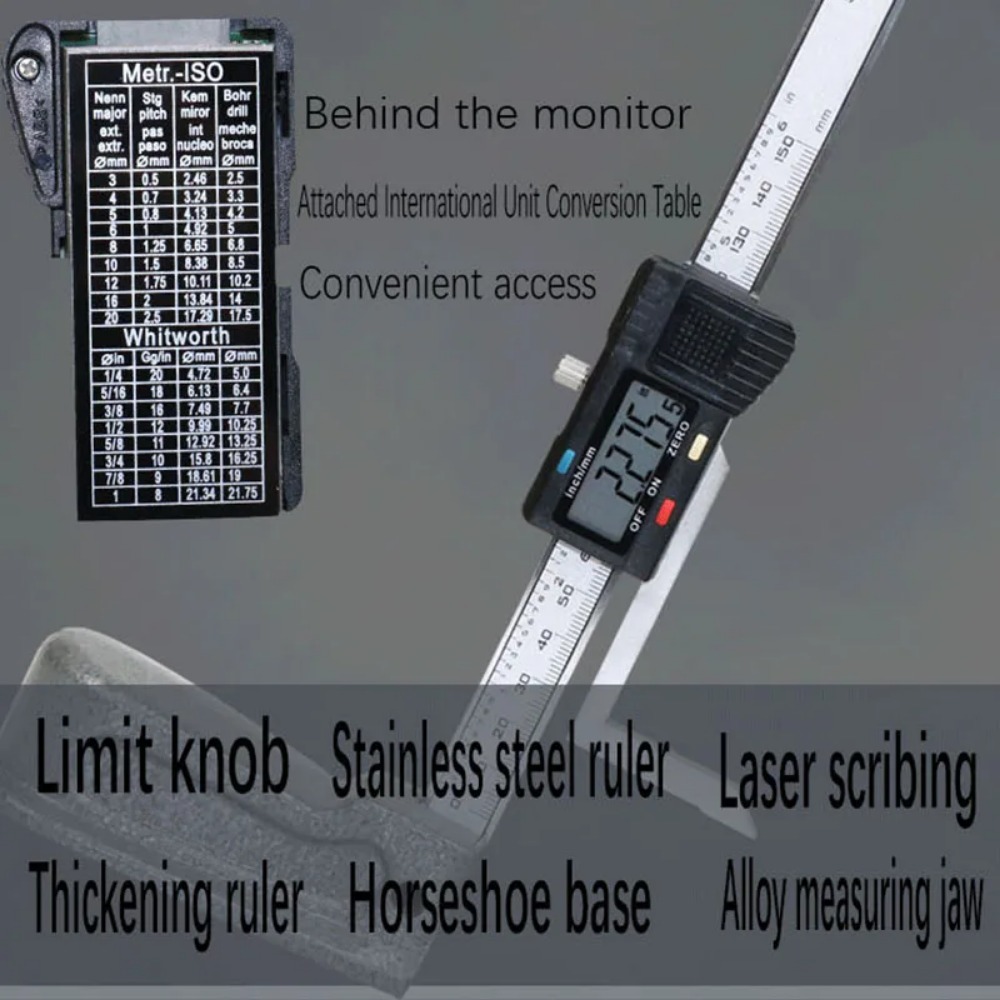 0-150mm Digital Height Gauge E - Digital Caliper 150Mm Stainless Steel recension och pris