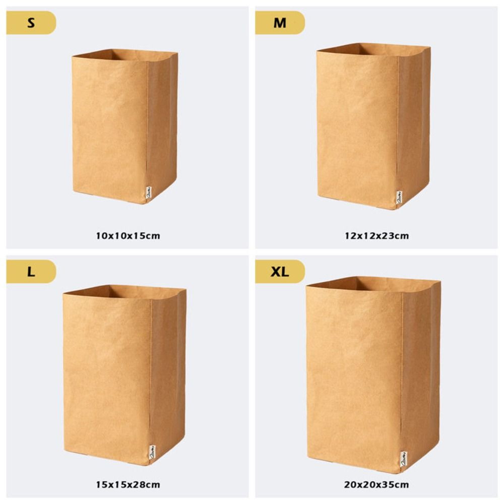 Reusable Kraft Paper Bag Large - Packaging recension och pris