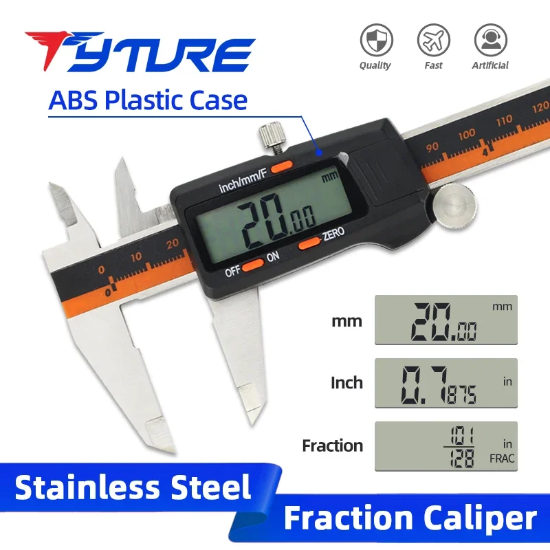 Fraction Metal Caliper Digital - Digital Caliper 150Mm Stainless Steel recension och pris