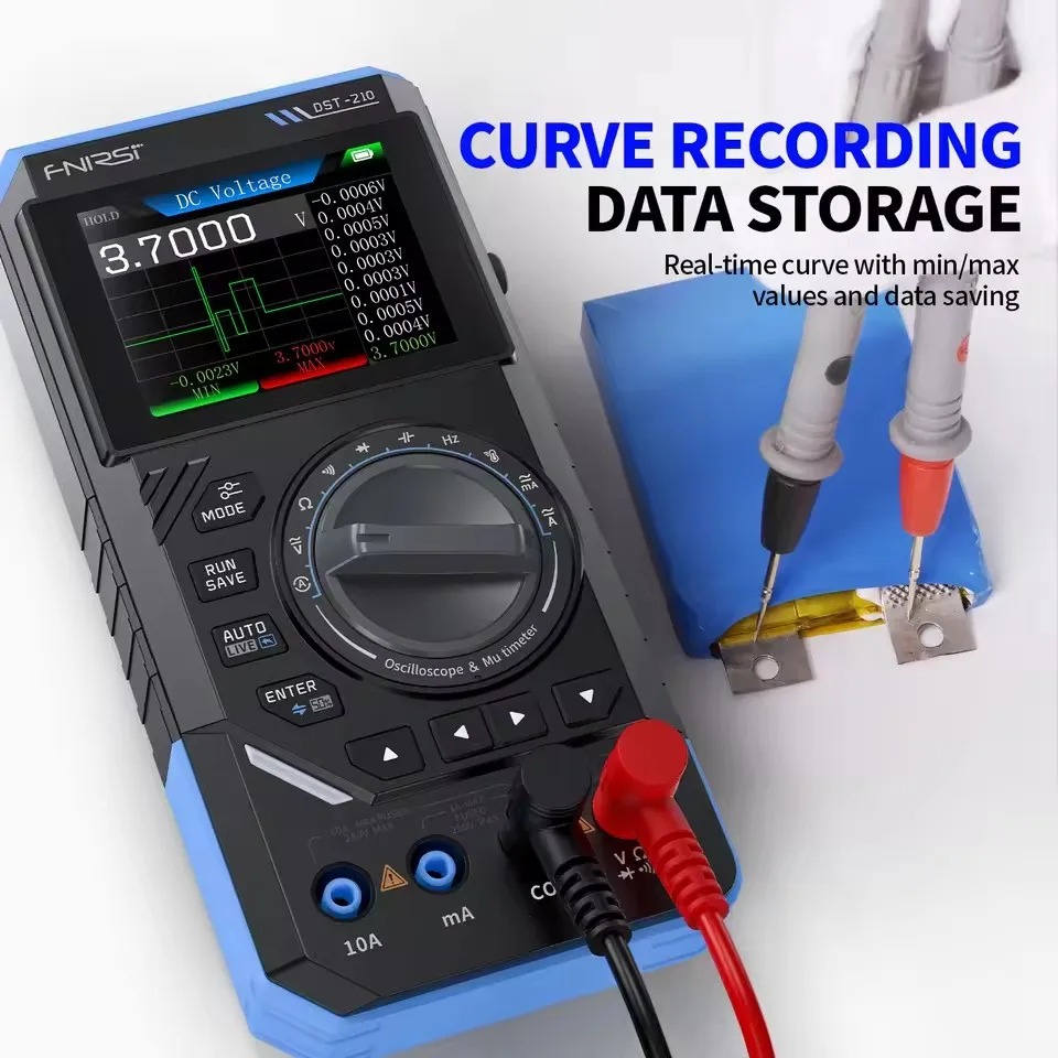 DST210 3-in-1 Digital Multimet - Fnirsi Digital Oscilloscope Handheld recension och pris