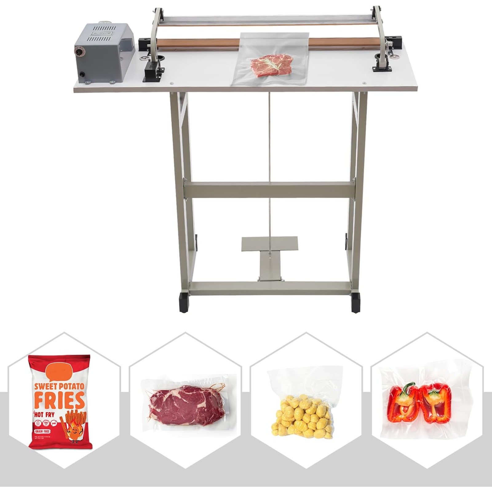22.83 Inch Foot Pedal Impulse  - Plastic Bag Impulse Heat Sealer recension och pris